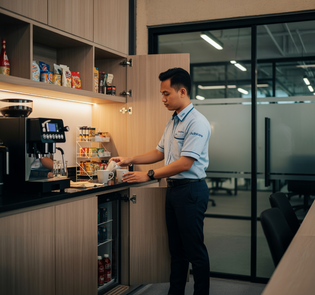 Read more about the article Layanan Office Boy Profesional Di Bandung Untuk Area Bisnis Bersama Adhicare