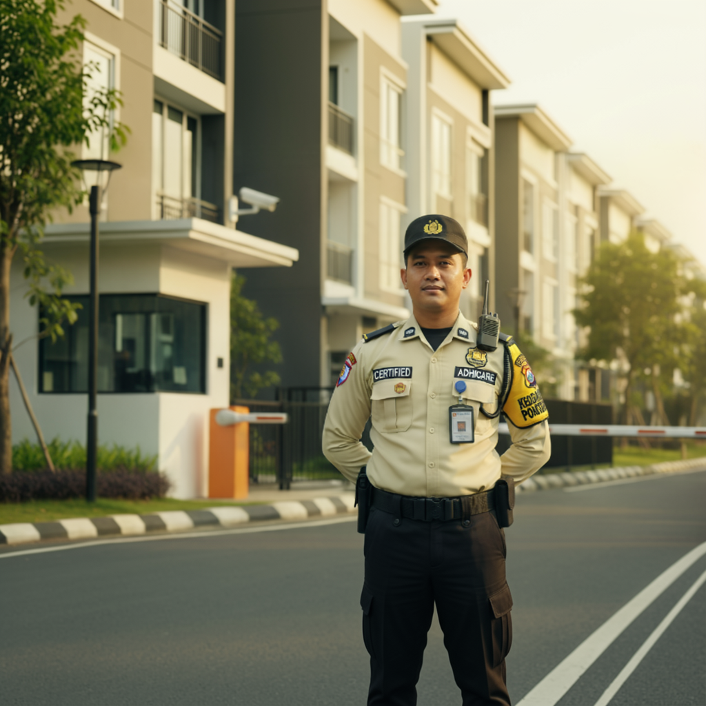 Pengamanan Lingkungan Aman Dengan Satpam Tersertifikasi Di Jakarta Barat Dengan Adhicare